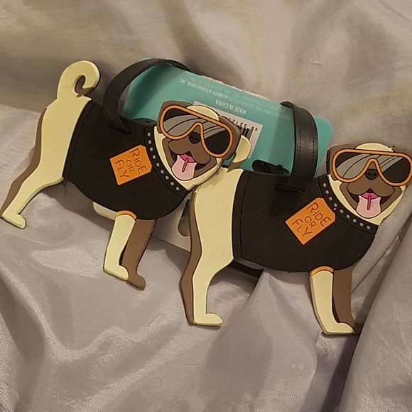 PUG MARKS LUGGAGE TAG